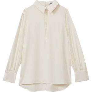 REISS RENATA Lace Insert Blouse